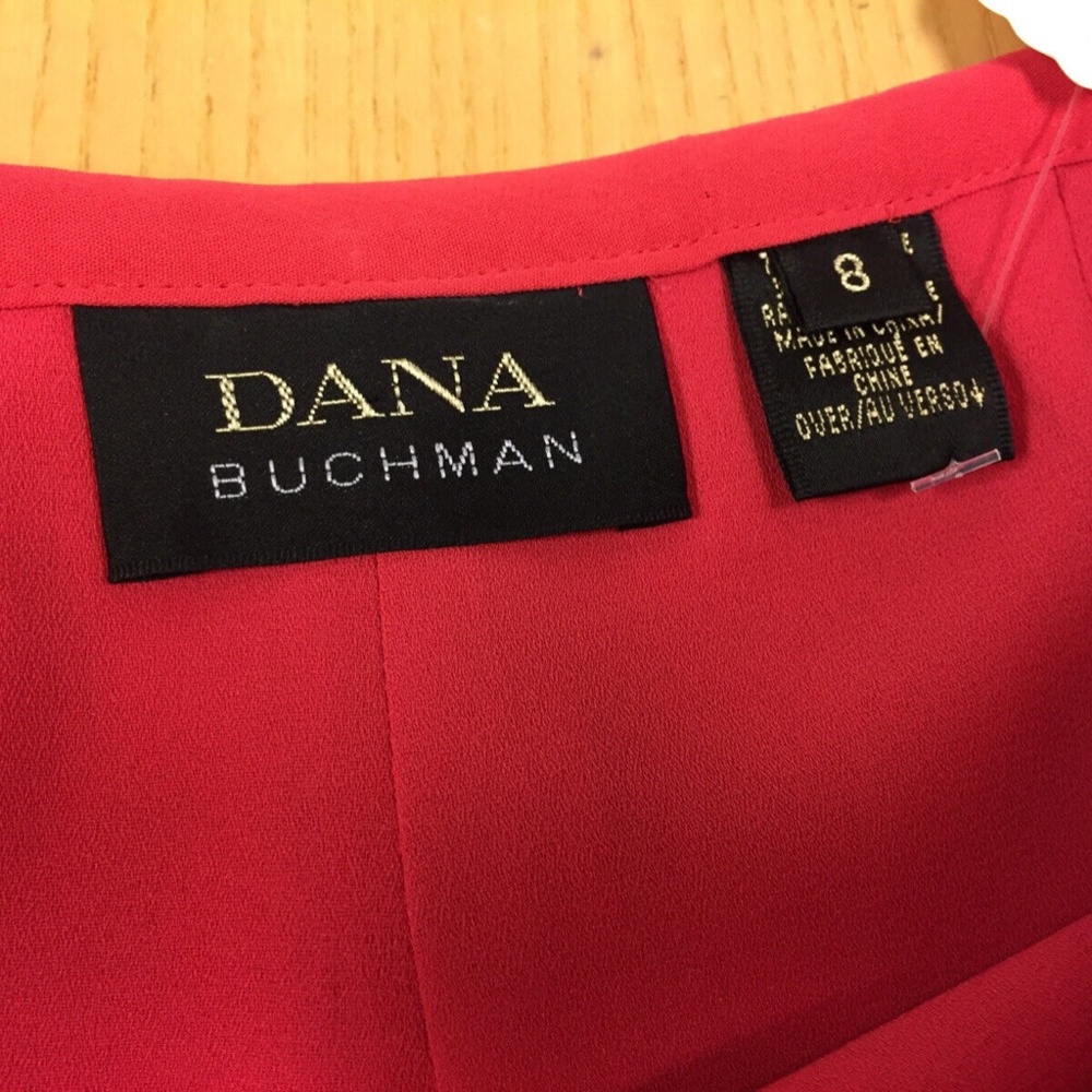 Dana Buchman, Woman, Pant Set, red, size 8, Silk, Elegant.! - Picture 5 of 12